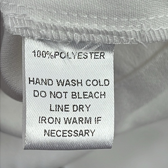 White Scalloped Hem Dress - Picture 7 of 7